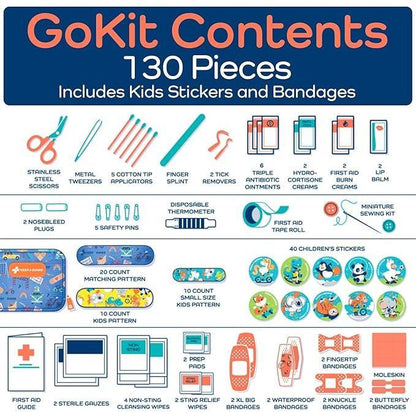 Travel First Aid Kit (130pcs)